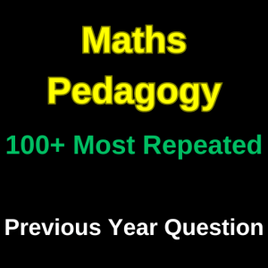 Maths Pedagogy Previous Year Questions In Hindi